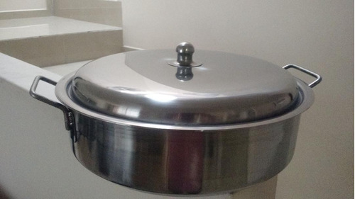 Olla  24 Cm Con Tapa De Acero Inox