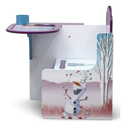 Silla Escritorio Para Niña Disney Frozen Ana Y Elsa Xtr C Color Azul
