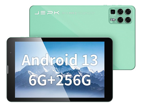 Tablet T88 6GB 256GB Octa-Core Tela 8” HD 5G Wi-Fi Câmera 8MP Selfie 5MP 5000mAh Android 13, com Suporte a Cartão SIM,Com caneta stylus e capa de proteção - cor verde