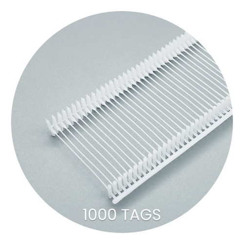 Pino Plástico Para Etiqueta Lacre Tag Fix Pin 40mm 1000 Pins