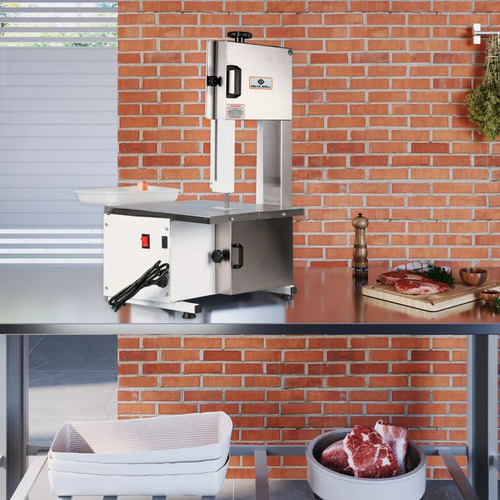 Serra Fita Com Moedor Máquina De Cortar Para Açougue Carne