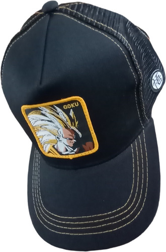 Jockey Snapback Dragon Ball Z Gorro Niño Goku Saiyajin 3