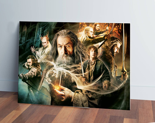 Cuadro Gandalf Señor Anillo 370 30x40 Mdf Memoestampados