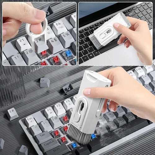 Kit 8 En 1 Limpiador Teclado Auriculares Pantalla Pc Celular