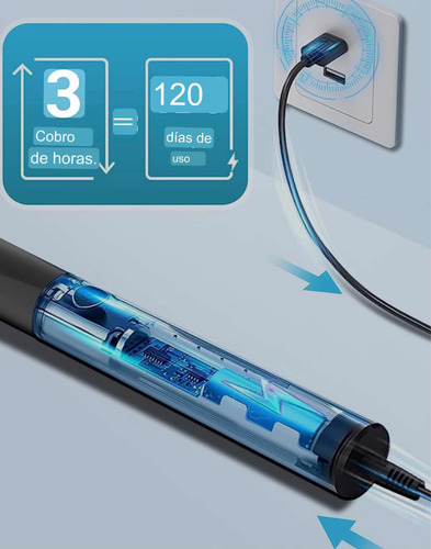 Cepillo Dental Eléctrico Con Cabezas Intercambiables 5 Modos