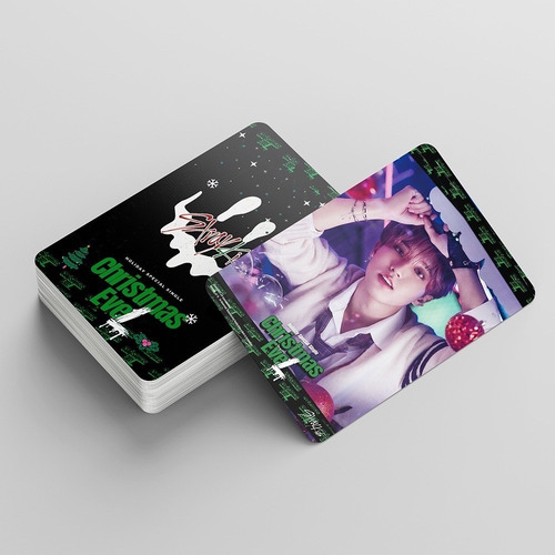 55 Photocards Stray Kids - Christmas Evel Edition