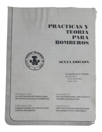 Manual Practicas Y Teoria Para Bomberos-6ta Ed Internac 1991 (Usado)