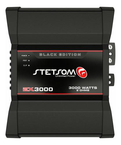 Amplificador Stetsom Potencia Ex3000 2 Ohms Black Edition