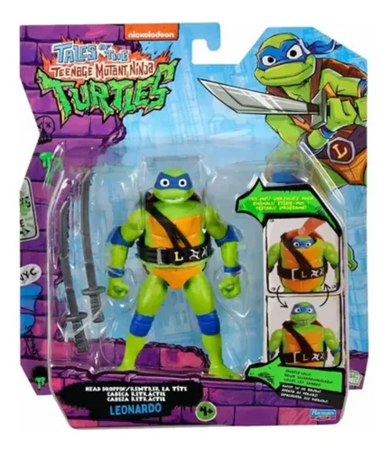 Boneco Leonardo Tartaruga Ninja Head Droppin Lançamento | MercadoLivre
