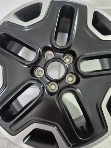 Roda Avulsa Original Jeep Renagade Aro 17 Preta Diamantada