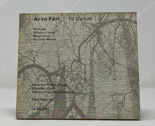 Arvo Part - Te Deum Cd 1999 (Usado)