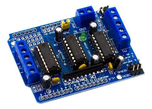 Motor Shield L293d Arduino Controlador Servo Motor