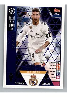 Topps Uefa Champions League Match Attax 42 Sergio Ramos 17-1