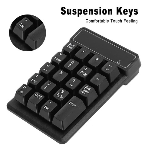 Teclado Numérico Bluetooth De 19 Teclas Con Conexión De 10 M