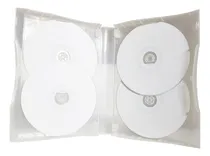 Comprar 10 Estuches Para 4 Discos Cd\u002Fdvd\u002Fbd Transparente 22 Mm Lomo