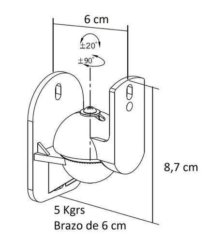 Imagen 5 de 10 de Soporte Base Móvil Para Parlantes Caja Por 5 Unidades