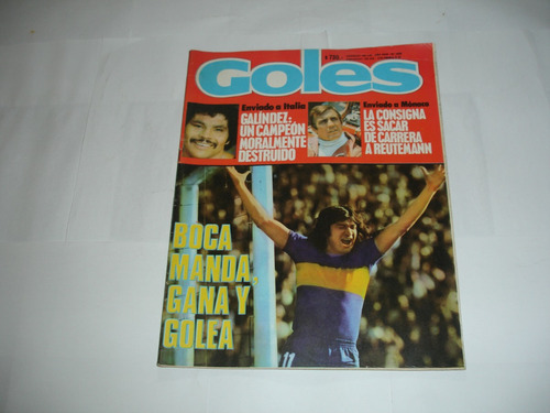 Revista Goles 1529 Boca 3 All Boys 1 Metro 1978 Excelente! 