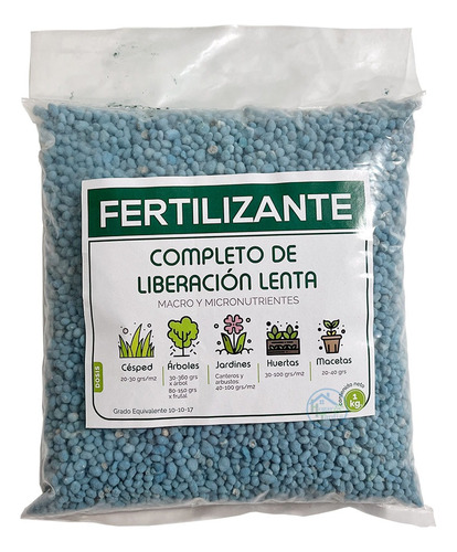 Fertilizante Nitrofoska En Grano Azul 1 Kg
