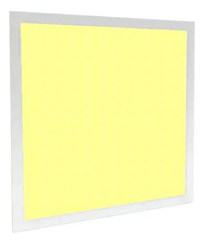 Plafon Painel Led Embutir Quadrado 62x62 Cm 48w 3000k Bivolt Cor Branco Quente 3000K 110V/220V