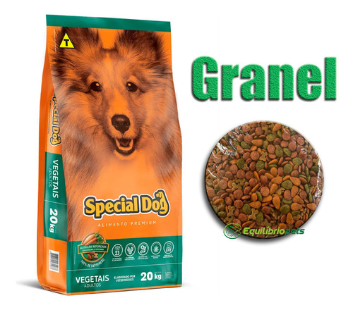 Ração Para Cães Special Dog Vegetais A Granel 3 Kg
