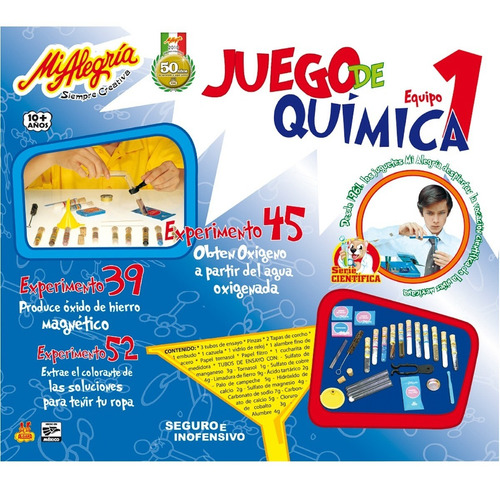 Imagen 2 de 3 de Juego De Química 1 Mi Alegría