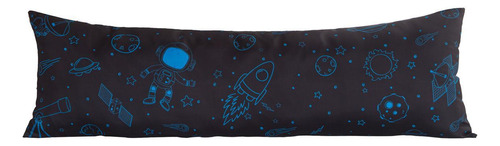 Capa Travesseiro Corpo Gigante 1,45x0,45 Fronha Astronauta