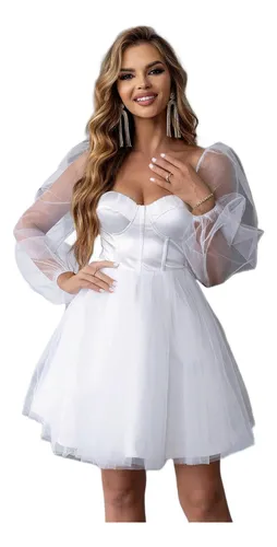 Vestidos blancos de novia cortos hotsell
