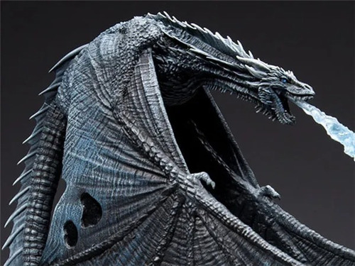 Figura De Acción Tv Viserion Ice Dragon Rhaegal, Modelo Muñe
