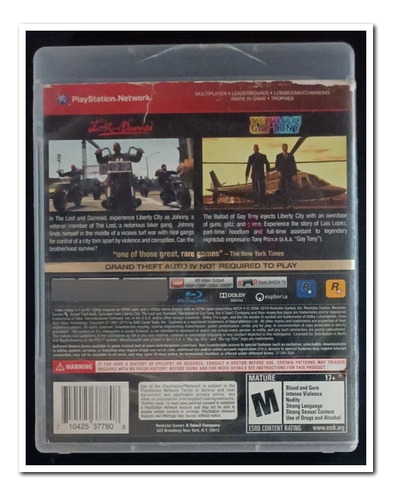 Grand Theft Auto Episodes From Liberty City, Juego Ps3 (Usado)
