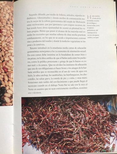 Michoacán A La Mesa González L Y Blanco Cocina Michoacana (Usado)