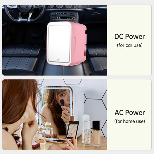 Fweaad Minirefrigerador Con Skin Aoresac Led Regulable Para