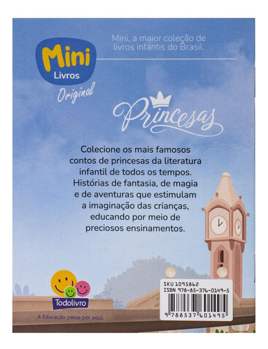 Mini - Princesas: Cinderela, de Marques, Cristina. Editorial Todolivro Distribuidora Ltda. em português, 2016