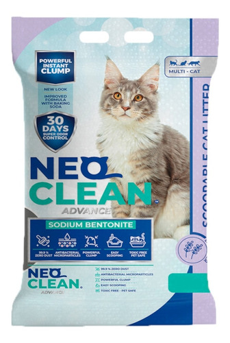 Arena Sanitaria Aglomerante Neo Clean 4.15 Kg Aroma Lavanda