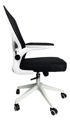 Silla De Oficina Ergonómica Dakota Diseño Moderno Y Respaldo Transpirable Color Negra