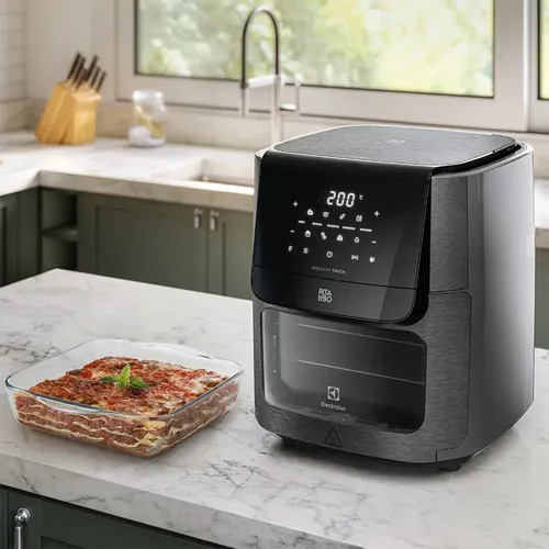 Air Fryer Electrolux Rita Lobo Eaf90 Grafite 12l 110v | MercadoLivre