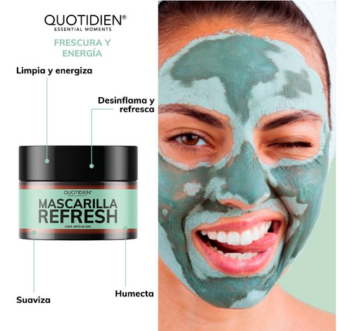 Imagen 4 de 7 de 1 Mascarilla Facial Hidratante + 1 Mascarilla Facial Detox