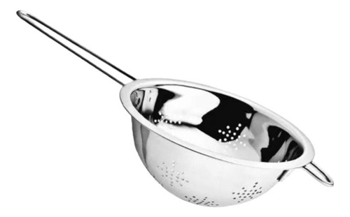 Kit 4 Escorredor D/salada Arroz Macarrão 20cm C/cabo Inox