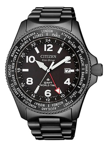 Relogio Citizen Bj7107-83e Promaster Land Series  Gmt