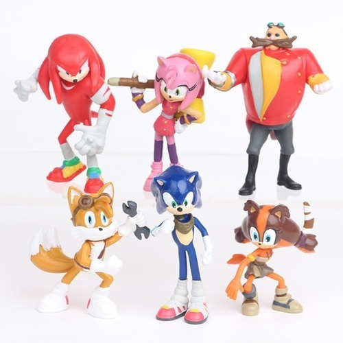 Kit De Robotnik Mini Super Sonic Boom Tails 12 Knuckles Am