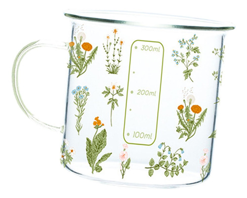 Taza De Vidrio De Borosilicato Resistente Al Calor 360ml