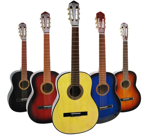 Imagen 1 de 10 de Guitarra Electro Acustica Criolla Funda Pua Garantia Colores