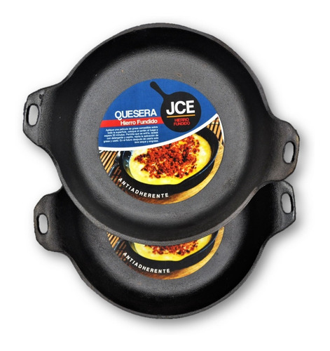 Imagen 2 de 5 de Jce - Juego De Dos Cazuelas De Hierro Fundido De 15 Cm
