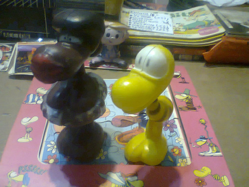 Muñeco La Mulatona Clemente + Rompecabezas Caloi Retro Kxz