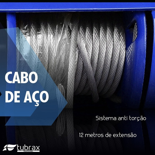 Talha Elétrica Guincho 1250w 220v 350/700 Kg Elevação 6/12 M