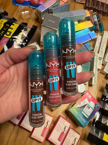 Nyx Lip Iv Hydrating Lip Gloss Stain - Varios Tonos 07 Bubblegum Burst