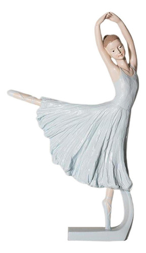 Elegante Estatuilla Bailarina De Ballet Decoración De