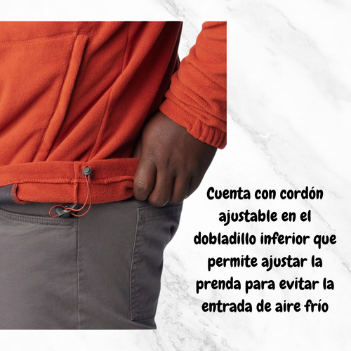 Campera Polar Columbia Micropolar Térmico Liviano Fast Trek