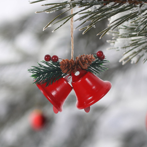 Escada De Sinos Pequenos Para Decoração De Árvore De Natal,
