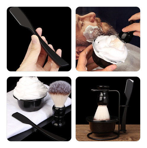 Kit De Afeitado Manual Para Hombre, Herramientas De Afeitado