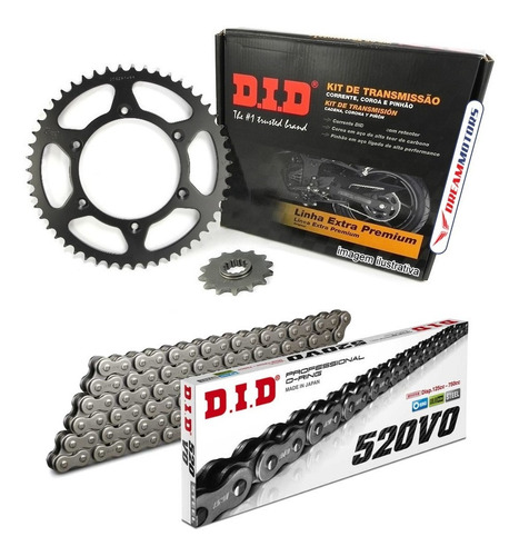 Kit Relação Did V0 + Jt Sprockets Bmw G650gs F650gs Gs 650